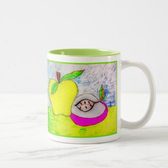 Pop Art Pommes Beverage Mug (Droit)