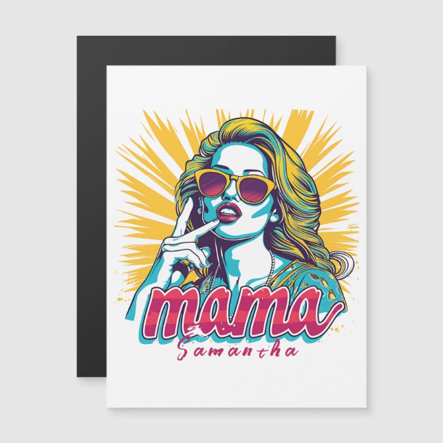 Pop Art Retro Personnalisé (5) (Devant / Derrière)