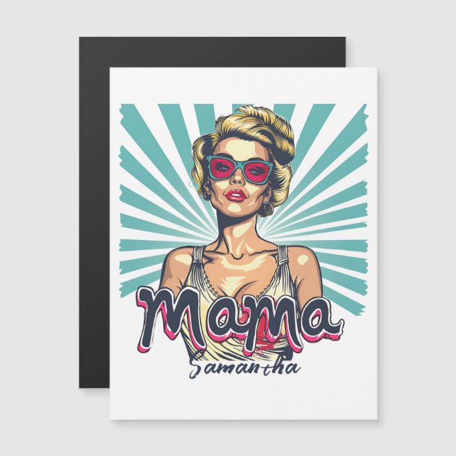 Pop Art Retro Personnalisé (7) (Devant / Derrière)