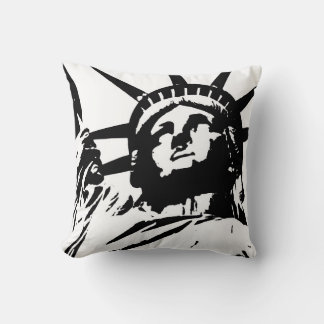 Pop Art Statue of Liberty American MoJo Coussin