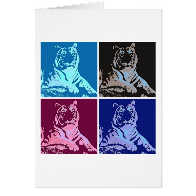 Pop Art Tigers (Devant)