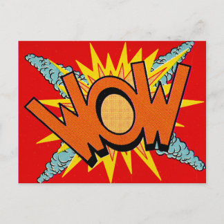 Pop art  | WOW | Carte postale