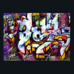 Pop Culture Graffiti Urban Street Art Poster<br><div class="desc">Graffiti culture pop Urban Street Art Poster.</div>