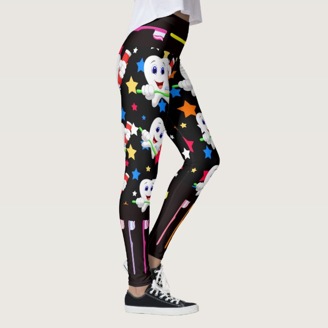 Pop Fashion Nurse Dental Leggings (Droite)