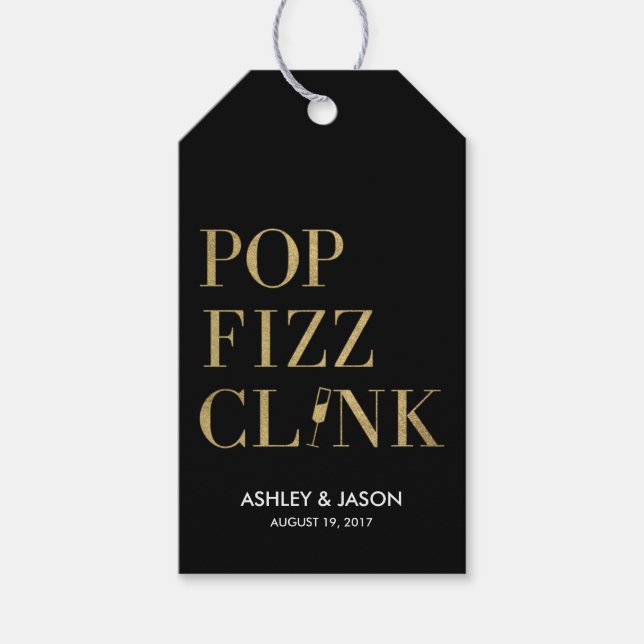 Pop Fizz Clink Favoriser les étiquettes (Devant)