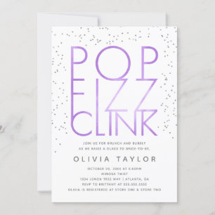 Pop Fizz Clink Invitation à la douche nuptiale, vi