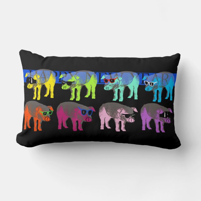 Pop Lumbar coussin Pop New Year 2019 (Recto)