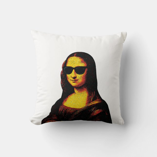 Pop Monna Lisa coussin (Recto)