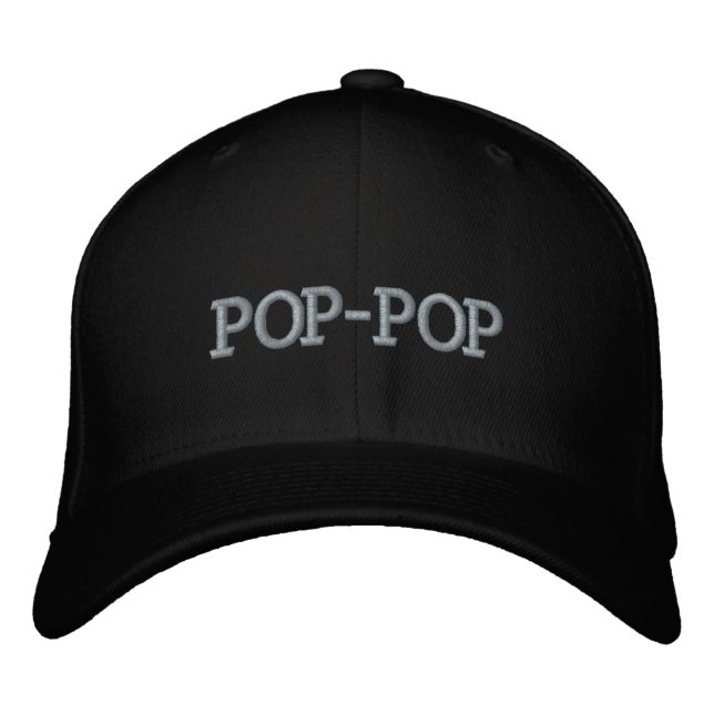 Pop Pop Grand-père Casquette de baseball brodé (Devant)