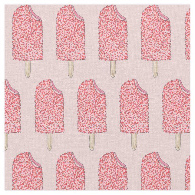 Pop Popsicles Fraise rose Fraise Câble court Tissu (Fermer)