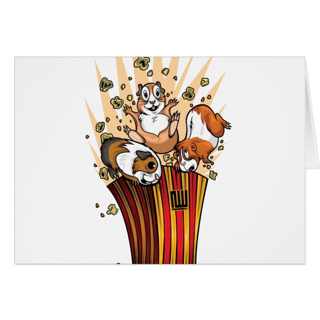 Popcorn de cochons de Guinée (Devant horizontal)