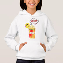 Popcorn I Love It sweat à capuche