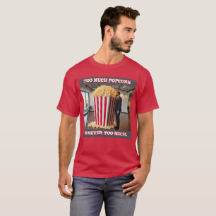 Popcorn N'importe qui homme cardinal t-shirt rouge