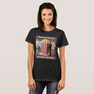 Popcorn Toutes les femmes noir T-shirt