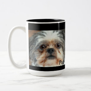 POPE SUR UNE TASSE Lhasa Apso Jouet Chien Mug cade