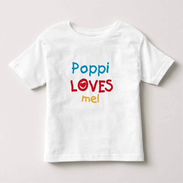 Poppi aime mes t-shirts et cadeaux (Devant)