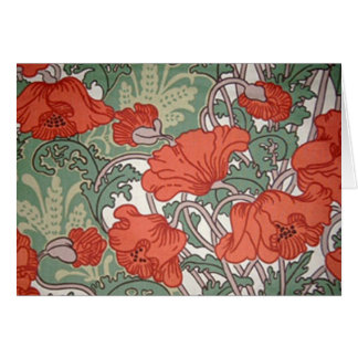 Poppies Art Nouveau