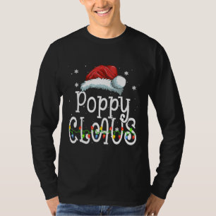 Poppy Claus T-shirt Christmas Pajama Family