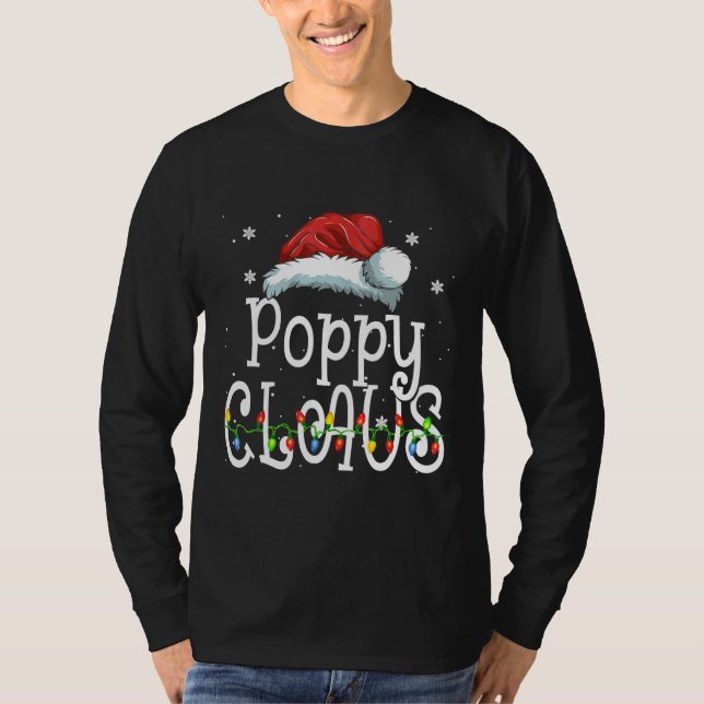 Poppy Claus T-shirt Christmas Pajama Family (Devant)