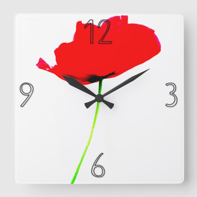 POPPY Collection 02 Horloge murale (Recto)
