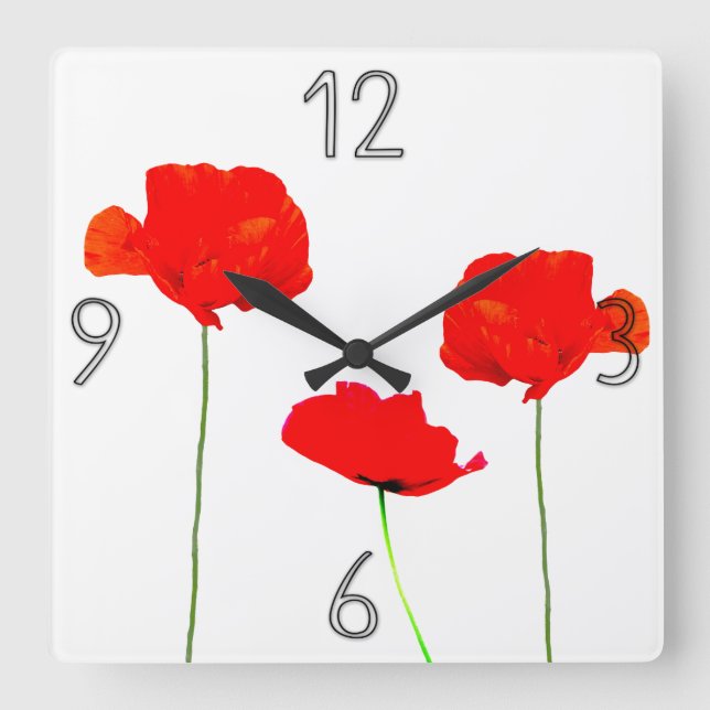 POPPY Collection 05 Horloge murale (Recto)