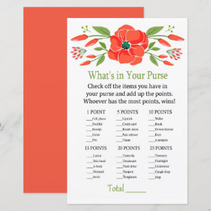 Poppy Qu'y a-t-il dans votre sac à main