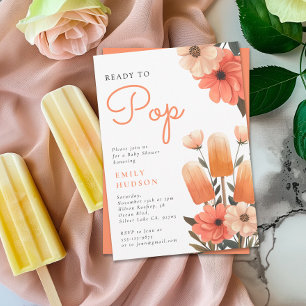 Popsicle Prêt à pop Baby shower Invitation