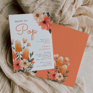 Popsicle Prêt à pop Baby shower Invitation