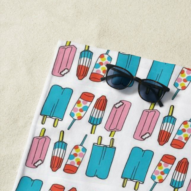 Popsicles de serviettes de plage (En situation)