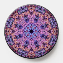 Alien Purple Psychedélique Kaleidoscopique Mandala