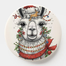 Chaussette Pop Llama Vacances de Noël