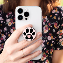 Empreinte de Patte Mignonne avec Cœur PopGrip