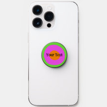 Texte personnalisé Décontracté vert rose orange vi