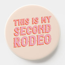Voici My Second Rodeo (vieilles lettres occidental