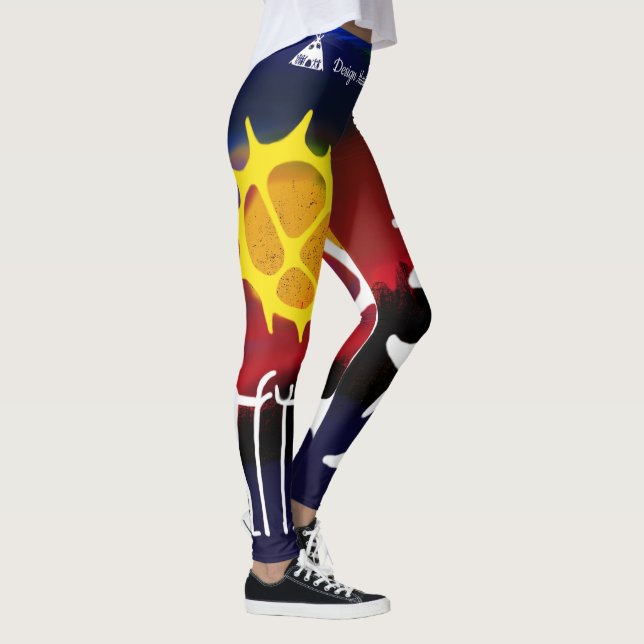 Populära leggings med samiska mönster och färger! (Droite)