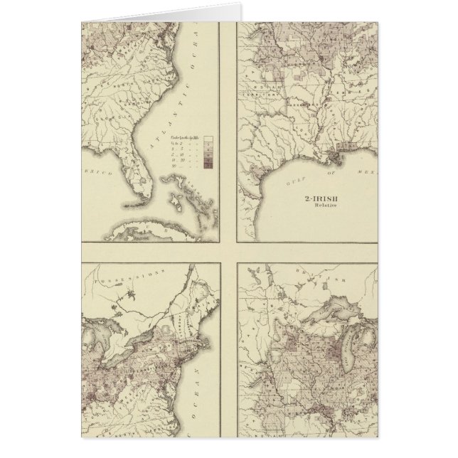 Population irlandaise et allemande 1870 (Devant)