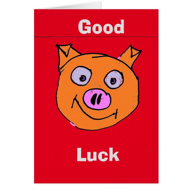 Porc chanceux (Devant)