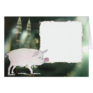 porc et Tours jumelles de la Malaisie Petronas