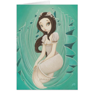 Porcelaine - carte de sirène