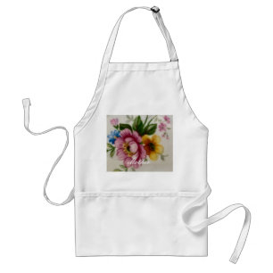 Porcelaine inspirée par le tablier floral