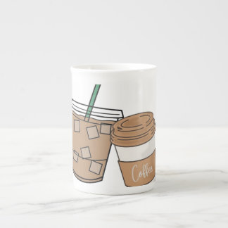 Porcelaine Jolie tasse en papier pour amateur de café | Café