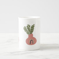 Tasse Spéciale Pot de Fleurs en Terracotta Arc-en-