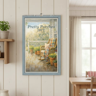 Porches Mignons 2027 – Un Calendrier à l'Aquarelle
