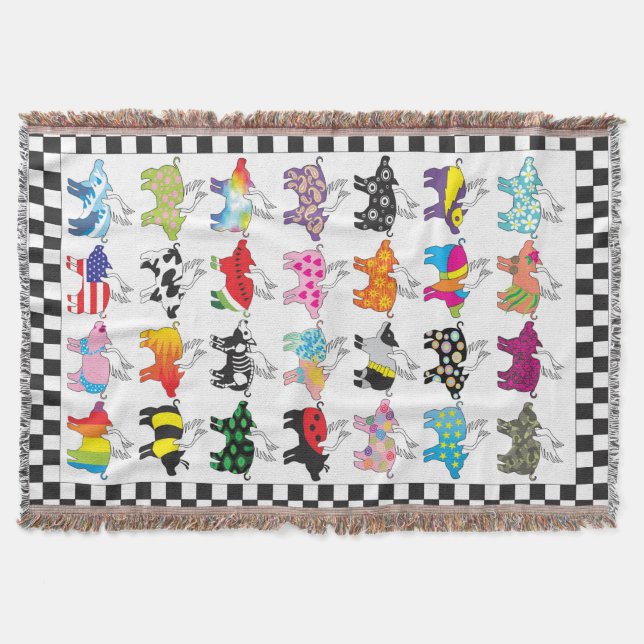 Porcs de vol sur une couverture (Devant)