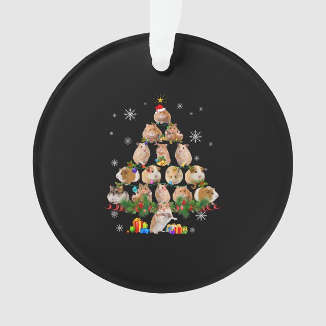 Porcs mignons Arbre de Noël Animaux de compagnie H (devant)