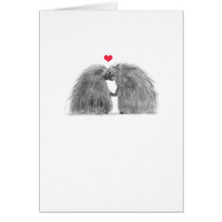 Porcupines en Love Card
