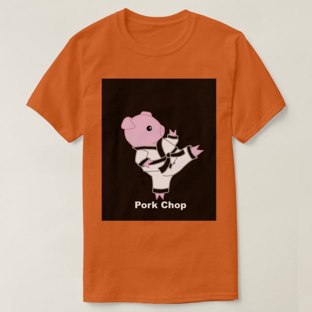 Pork Chop Version 2 Graphique TShirt (Design devant)