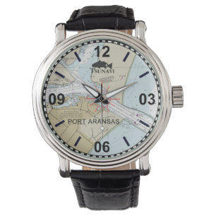 Port Aransas Montre Carte Nautique