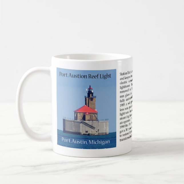 Port Austin Reef Light mug (Gauche)