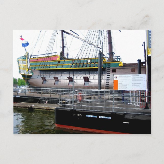 Port d'Amsterdam - Carte postale (Devant)